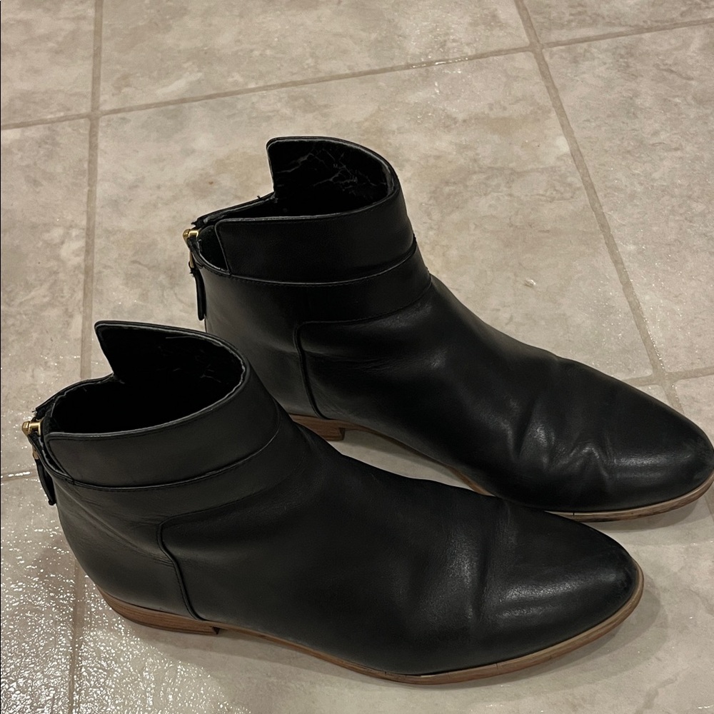 Kate Spade Black Ankle Boots